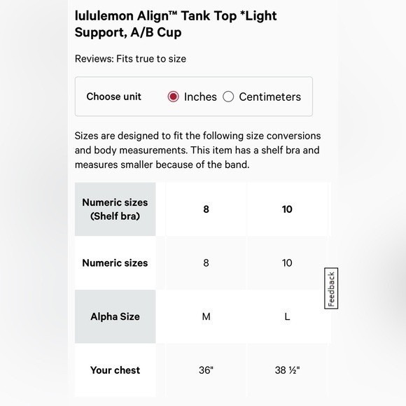 NWT Lululemon Align Tank Top Crop Length Size 8 Solar Orange - Picture 6 of 6